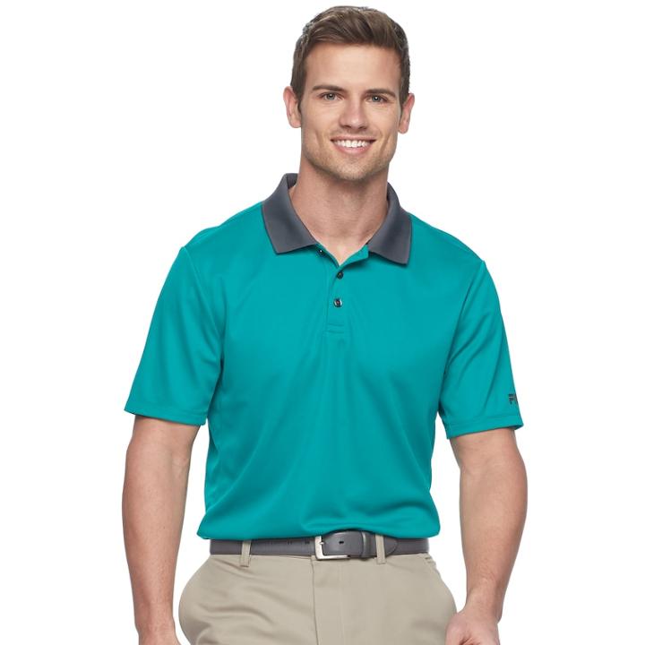 Men's Fila Sport Golf&reg; Regular-fit Pro Core Performance Polo, Size: Small, Med Green