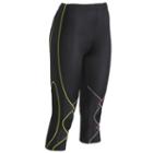 Women's Cw-x Expert Coolmax Compression Capri Running Tights, Size: Medium, Ovrfl Oth
