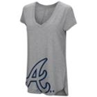 Women's Under Armour Atlanta Braves Pride Hem Graphic Tee, Size: Medium, Med Grey