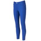 Women's Elle&trade; Zipper Ankle Skinny Jeans, Size: 8, Blue
