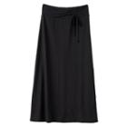 Girls 7-16 Joey B Cinched Maxi Skirt, Girl's, Size: Medium, Black