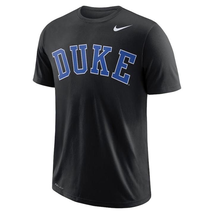 Men's Nike Duke Blue Devils Wordmark Tee, Size: Xl, Black