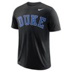 Men's Nike Duke Blue Devils Wordmark Tee, Size: Xl, Black