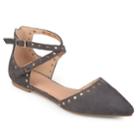Journee Collection Liset Women's D'orsay Flats, Size: Medium (7), Med Grey