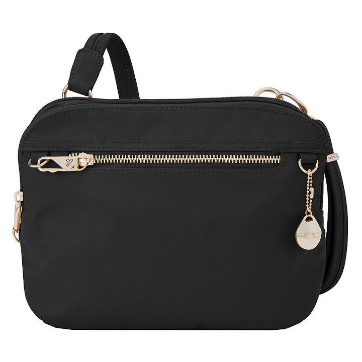 Travelon Anti-theft Tailored East-west Organizer, Adult Unisex, Black