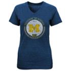 Girls 4-6x Michigan Wolverines Medallion Tee, Girl's, Size: M(5/6), Blue