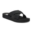 Unleashed By Rocket Dog Mora Women's Criss-cross Slide Sandals, Size: Medium (8), Black