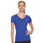 Women's Nike Cool Victory Dri-fit Base Layer Tee, Size: Xs, Blue Other