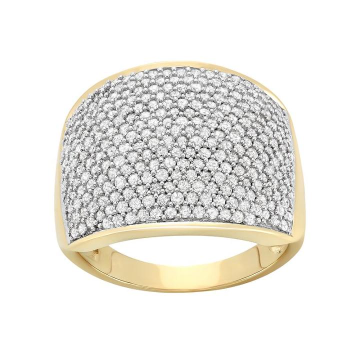 1 1/2 Carat T.w. Diamond 10k Gold Ring, Women's, Size: 8, White
