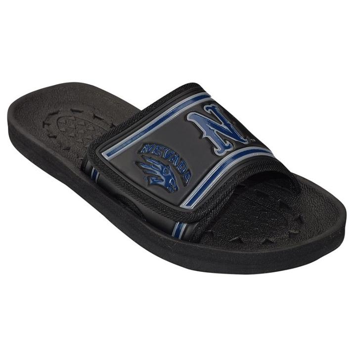 Adult Nevada Wolf Pack Slide Sandals, Size: Small, Black