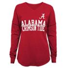Juniors' Alabama Crimson Tide Split Tee, Women's, Size: Medium, Dark Red