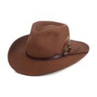 Men's Scala Classico Crushable Felt Outback Hat, Size: Medium, Multicolor