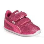 Puma Steeple Glitz Glam V Toddler Girls' Shoes, Girl's, Size: 9 T, Pink