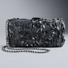 Simply Vera Vera Wang Floral Minaudiere Clutch, Women's, Grey