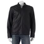 Big & Tall Apt. 9&reg; Modern-fit Textured Faux-leather Jacket, Men's, Size: Xl Tall, Black