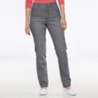 Petite Gloria Vanderbilt Amanda Classic Tapered Jeans, Women's, Size: 8 Petite, Blue Other