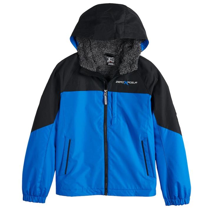 Boys 8-20 Zeroxposur Adventure Jacket, Size: Large, Med Blue
