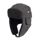 Men's Dockers&reg; Wool-blend Sherpa-lined Trapper Hat, Size: L/xl, Dark Grey