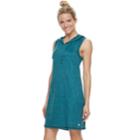 Women's Tek Gear&reg; Hooded Sleeveless Dress, Size: Small, Turquoise/blue (turq/aqua)