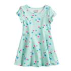 Toddler Girl Jumping Beans&reg; Printed Skater Dress, Size: 4t, Light Blue