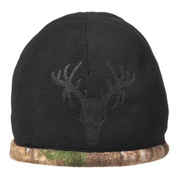 Boys Hot Shot Realtree Debossed Beanie, Black