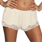 Women's Maidenform Casual Comfort Lounge Lace Shorts Dmcctp, Size: Medium, Natural