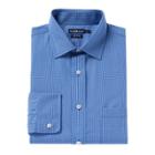 Men's Croft & Barrow&reg; Slim-fit Easy Care Spread-collar Dress Shirt, Size: 17.5-32/33, Blue