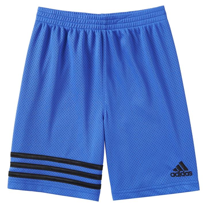 Boys 4-7x Adidas Logo Defender Shorts, Size: 6, Med Blue