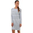 Women's Soybu Retreat Long Sleeve Sweater Dress, Size: Medium, Blue Other