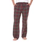 Big & Tall Croft & Barrow&reg; Plaid Flannel Lounge Pants, Men's, Size: 3xb, Dark Red