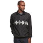 Big & Tall Safe Harbor Classic-fit Banded-bottom Polo, Men's, Size: L Tall, Black