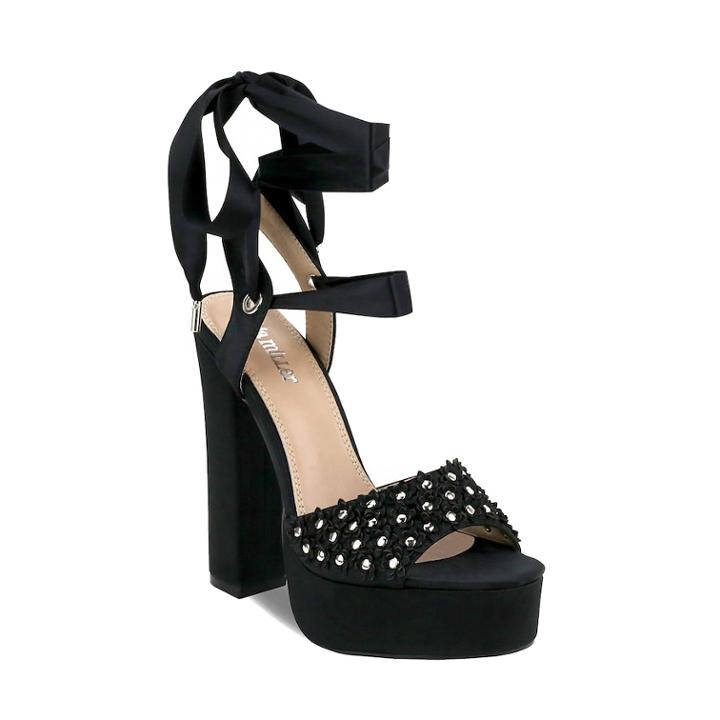 Olivia Miller Garden City Women's High Heels, Size: 9, Black