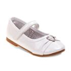 Rugged Bear Toddler Girls' Ballet Flats, Kids Unisex, Size: 5 T, White