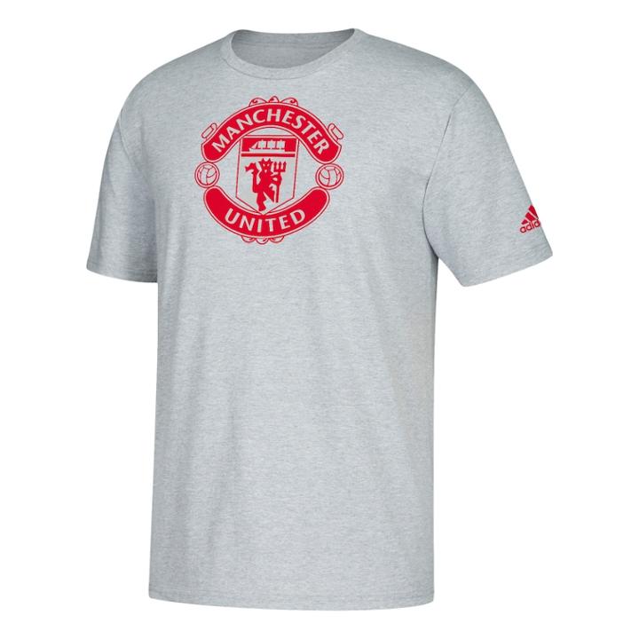 Men's Adidas Manchester United Brushed Tee, Size: Large, Multicolor