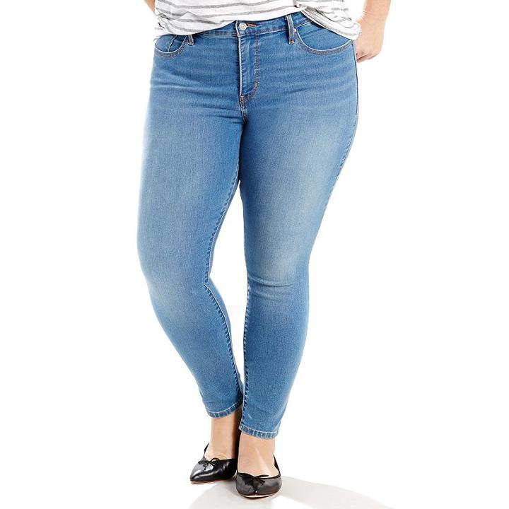 Plus Size Levi's 310 Shaping Super Skinny Jeans, Women's, Size: 22 - Regular, Med Blue