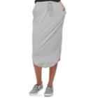 Juniors' Joe B Curved Hem Midi Skirt, Teens, Size: Small, Grey