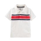 Boys 4-12 Oshkosh B'gosh&reg; Patterned Polo Shirt, Size: 10, Ivory Red