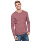 Men's Sonoma Goods For Life&trade; Modern-fit Double-knit Tee, Size: Large, Dark Red