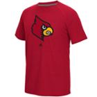 Men's Adidas Louisville Cardinals White Noise Bar Tee, Size: Xl, Lou Red