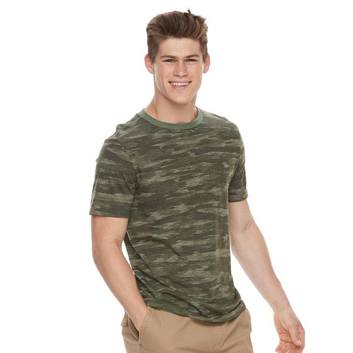 Men's Urban Pipeline&reg; Pattern Tee, Size: Medium, Med Green