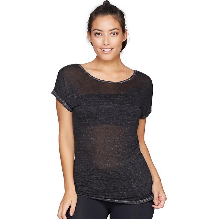 Women's Colosseum Citadel Twist-back Top, Size: Xl, Black