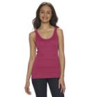 Juniors' So&reg; Double Scoop Textured Tank Top, Teens, Size: Large, Med Pink