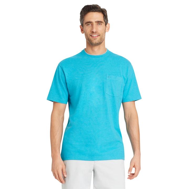Men's Izod Soft Touch Classic-fit Crewneck Tee, Size: Xl, Brt Blue