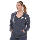 Plus Size Women's Nike Gym Vintage Hoodie, Size: 2xl, Blue
