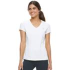 Women's Fila Sport&reg; Essential V-neck Short Sleeve Tee, Size: Xl, White