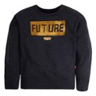 Girls 7-16 Levi's Sequin Pullover Sweatshirt, Size: Small, Dark Grey