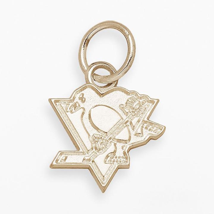 Logoart Pittsburgh Penguins 14k Gold Logo Charm, Adult Unisex, Yellow