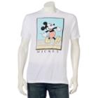 Men's Disney Mickey Mouse Tee, Size: Xl, White