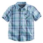 Boys 4-7x Sonoma Goods For Life&trade; Plaid Button Down Top, Boy's, Size: 5, Blue (navy)