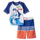 I-extreme, Boys 4-7 Rashguard & Swim Trunks Set, Boy's, Size: 6, Blue